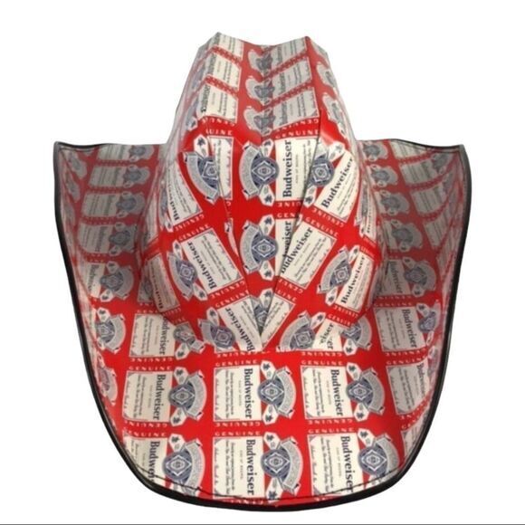 Bud Light Budweiser 4th of July Cowboy Hat Mens Womens Party Beer Fun Fourth - Picture 3 of 7